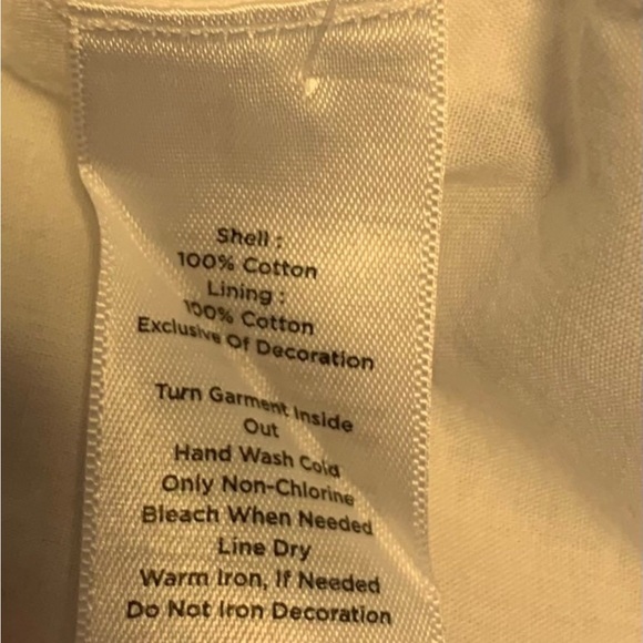 Talbots blouse. 2XP. Embroidered/beaded. 
Fully lined. 3/4 sleeves. - Picture 6 of 7